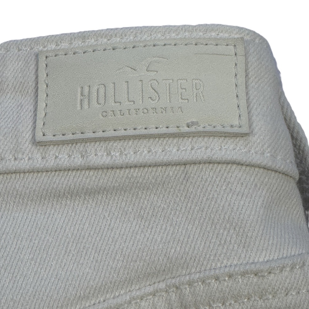 Hollister‎ Ultra High Rise Vintage Straight Jeans 1S W25 L25 White Denim Ankle - Picture 5 of 12
